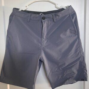 Quiksilver Hybrid Shorts – Size 30, Gray